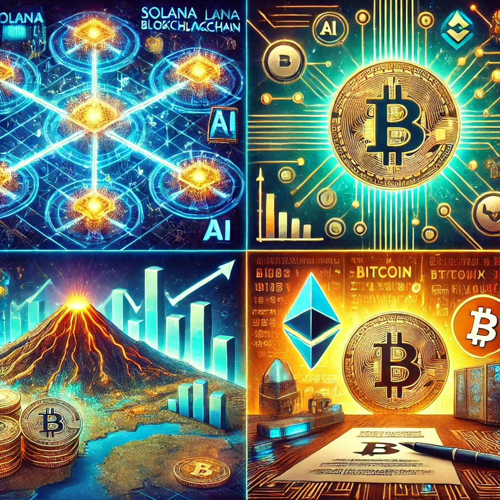 Solana's AI Push, Bitcoin's Turbulence, El Salvador's Bold Moves, and Trump's Crypto Vision